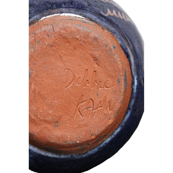 Handmade Pottery Cup Featuring Fish - Picture 5 of 5